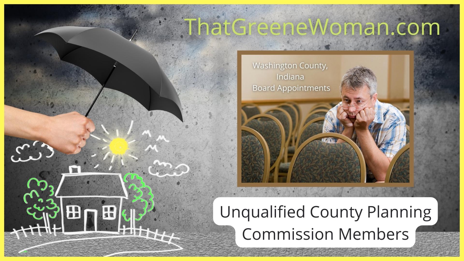 Unqualified Planning Commission Members